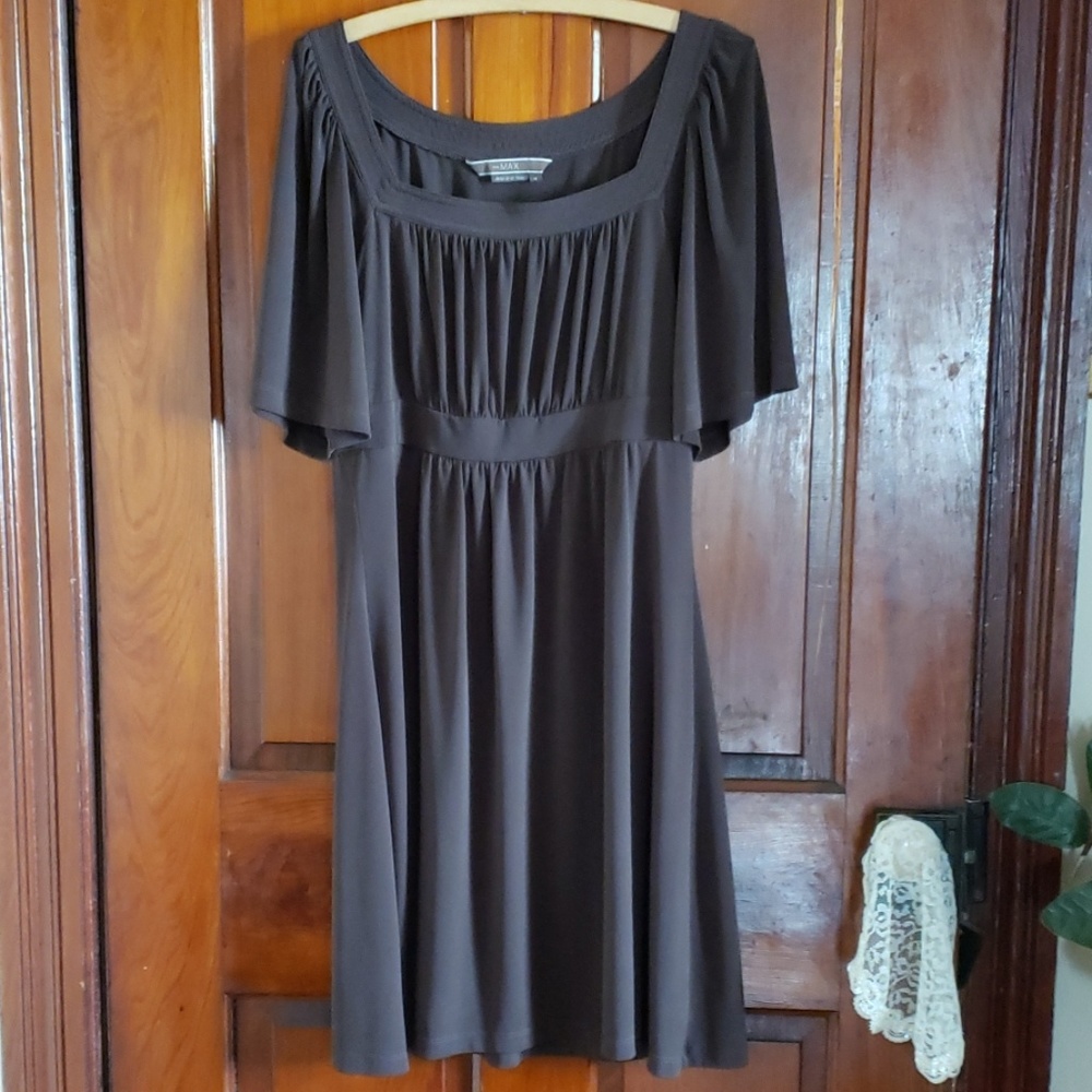 To The Max Brown Dress